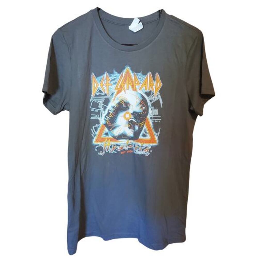 Def Leppard Hysteria T-Shirt 1987-2020 Grey Pour Some Sugar On Me Cotton Sz‎ XL